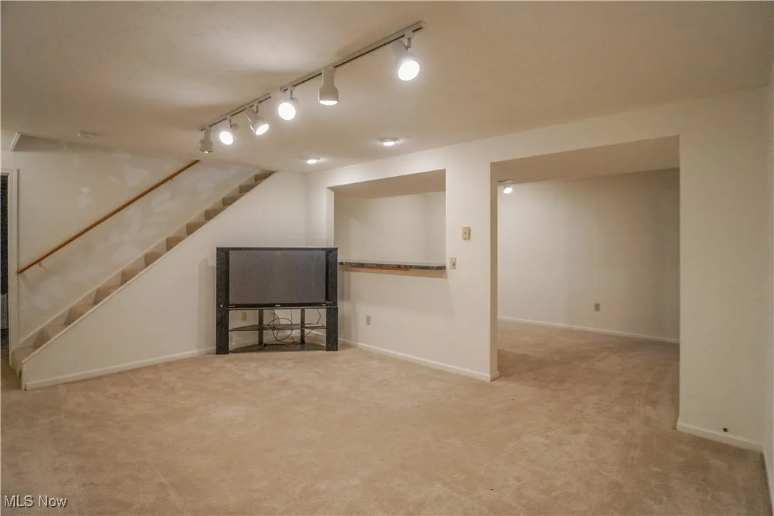 Finished Lower-Level view from a different angle. Stairs led to main floor