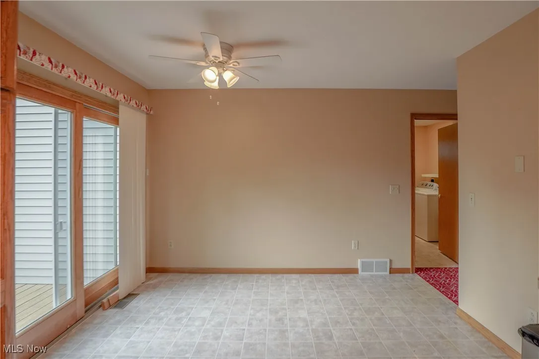 Eat-In Dining Kitchen area. Healthy amount of natural light, a ceiling fan