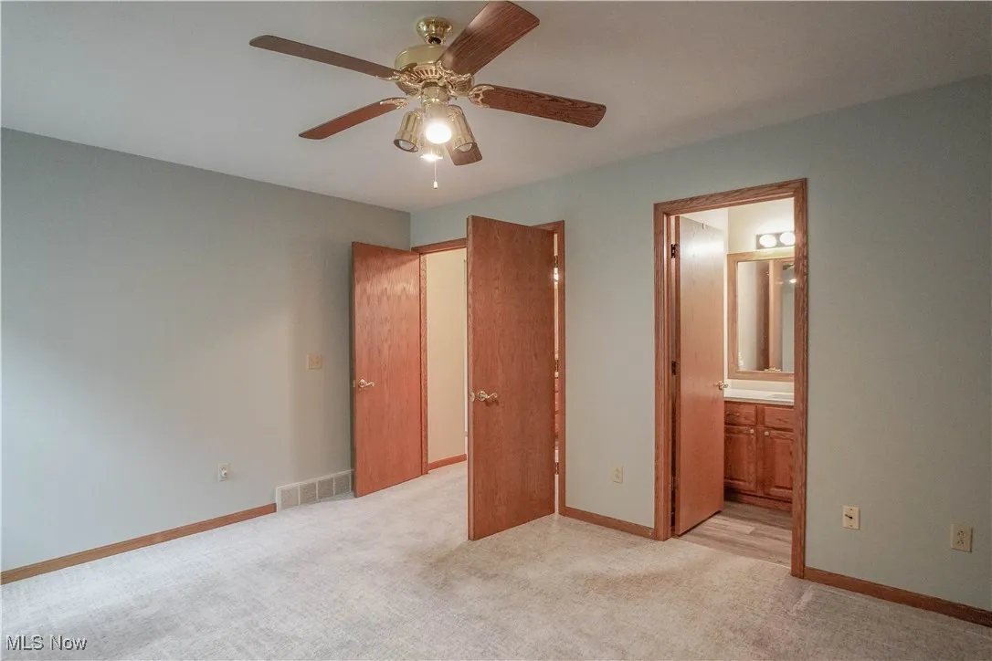 Master Bedroom with a different angle showing entry to Master Bathroom