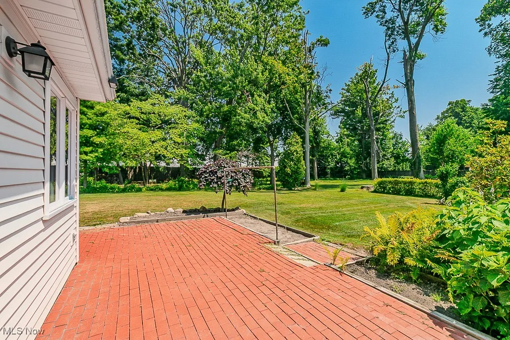 Back brick patio!