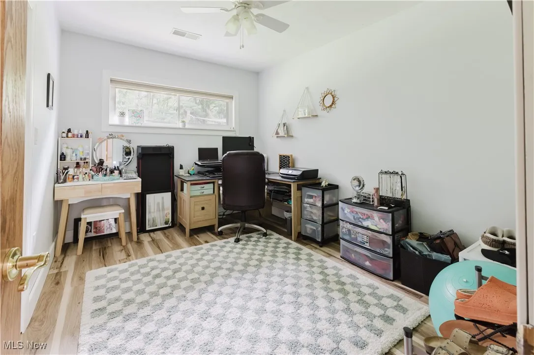 Bedroom currently used as home office