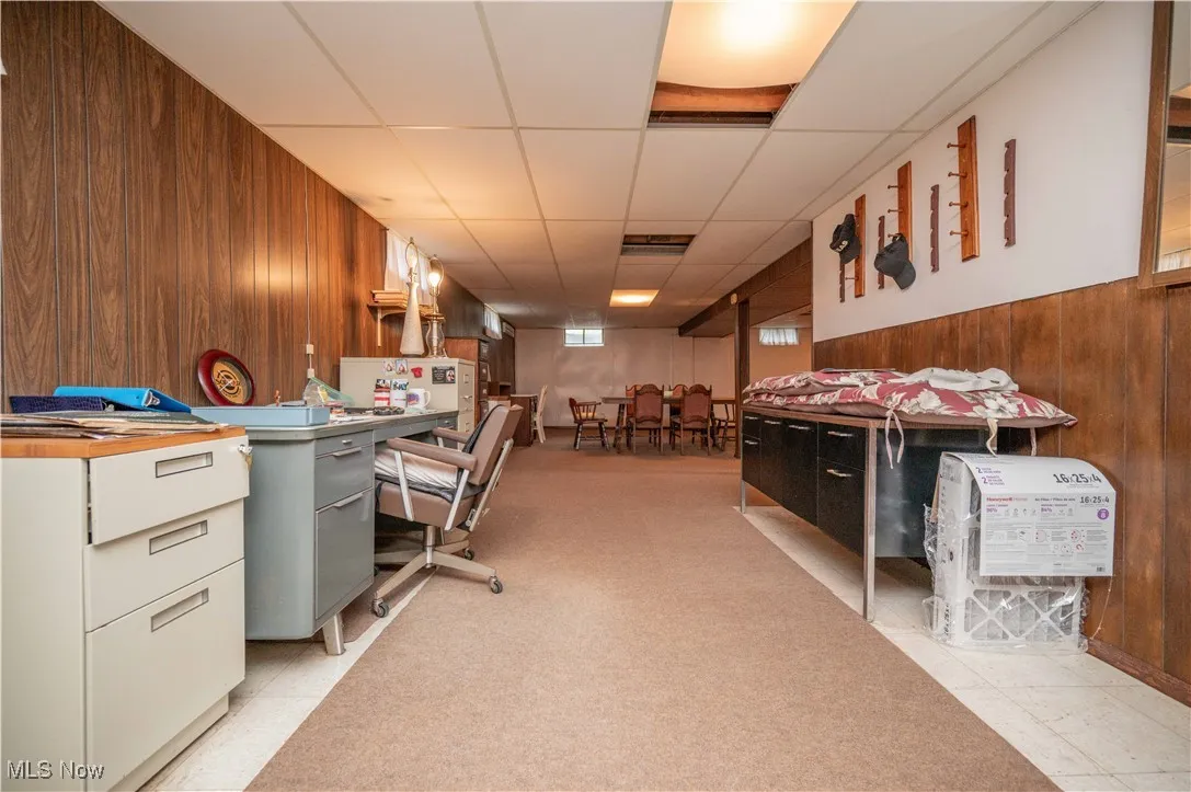 Full basement with potential for recreation or hobbies