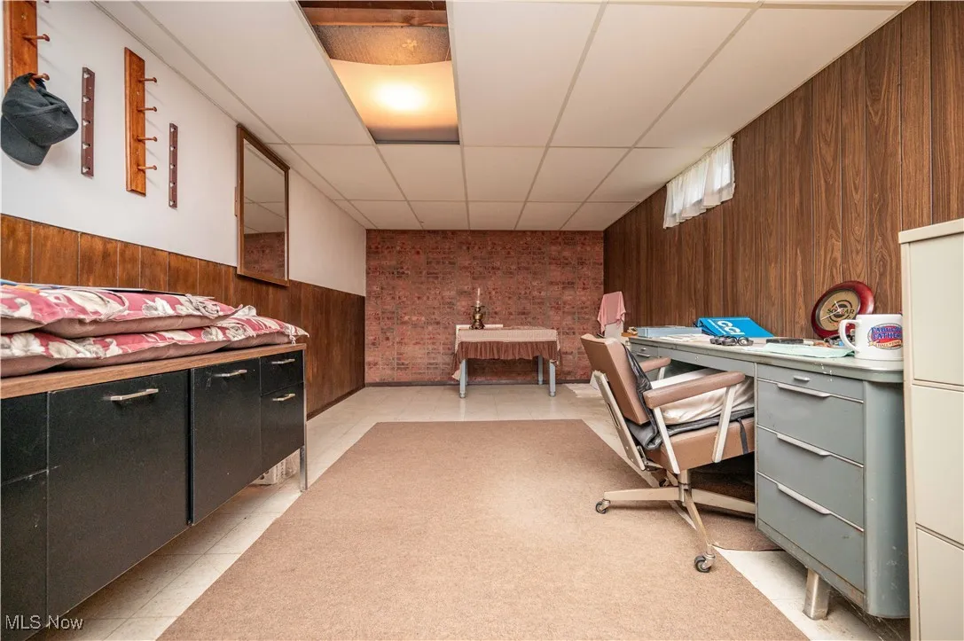 Full basement with potential for recreation or hobbies