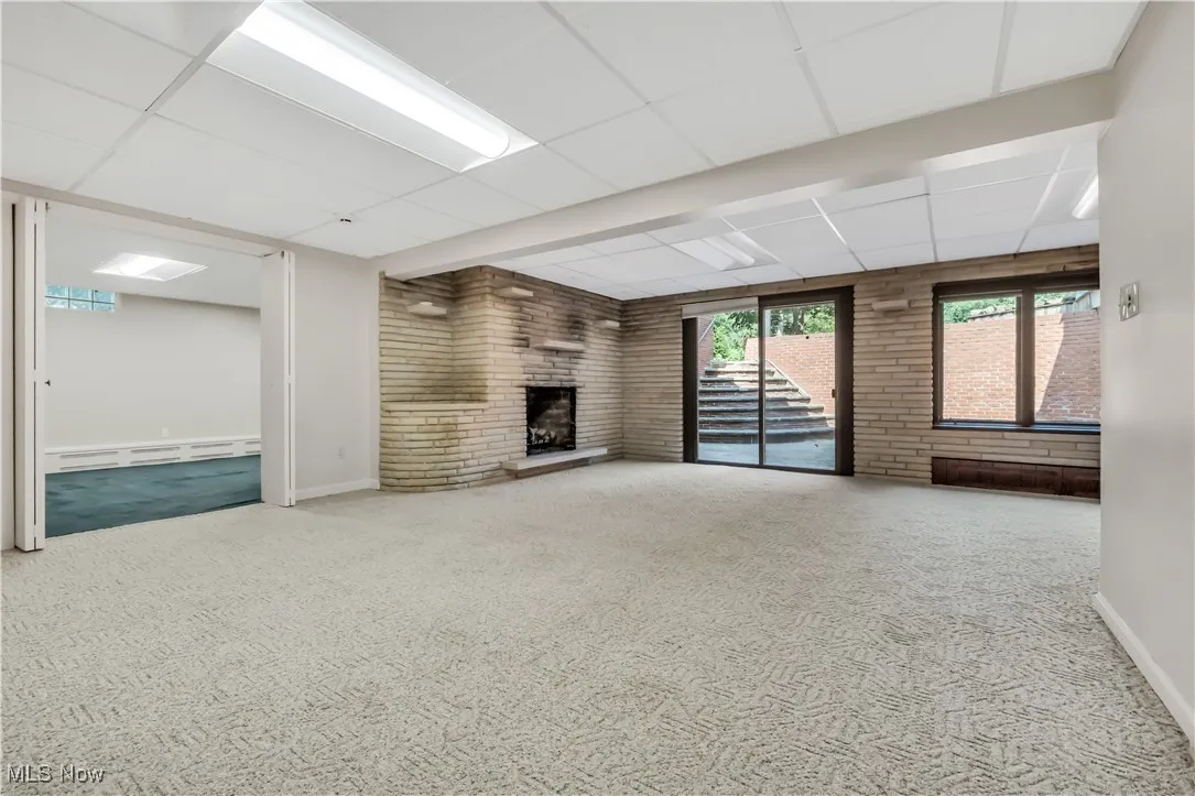 Office located next to the family room