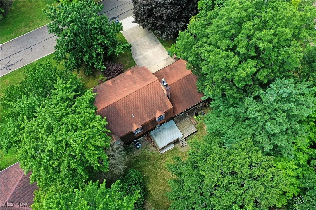 Aerial overview of property's location