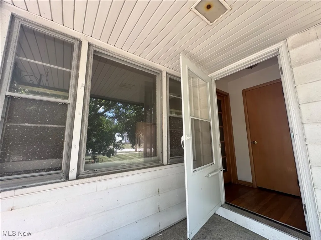 View of exterior entry