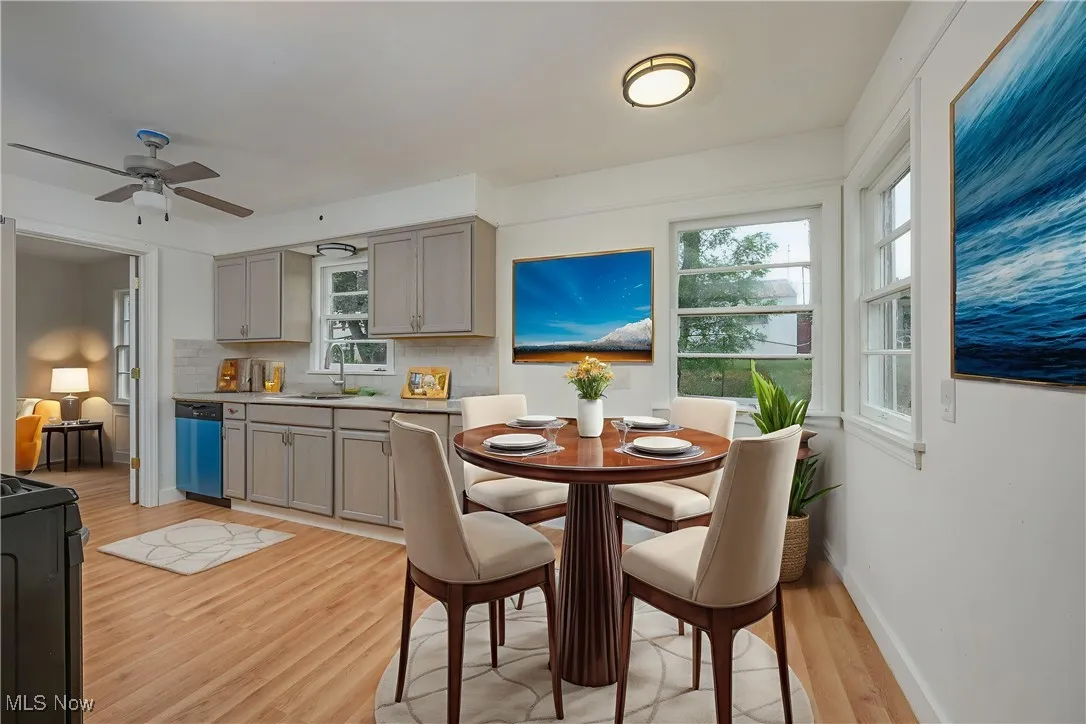 Virtually Staged Kitchen