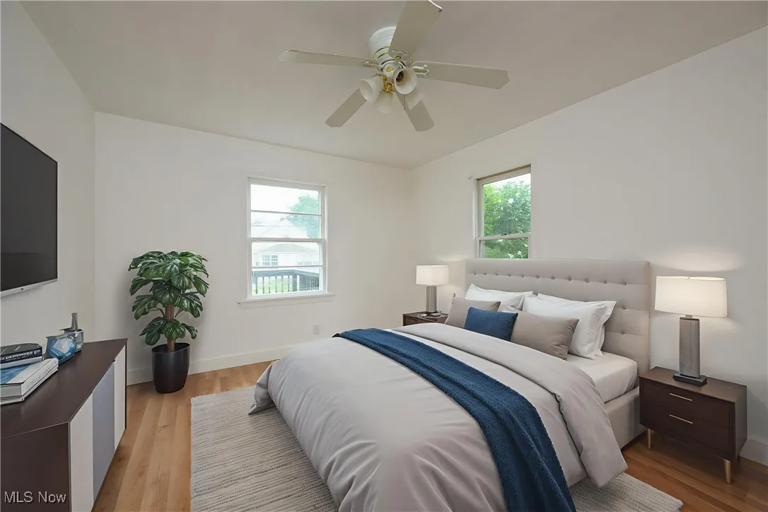 Virtually Staged Bedroom