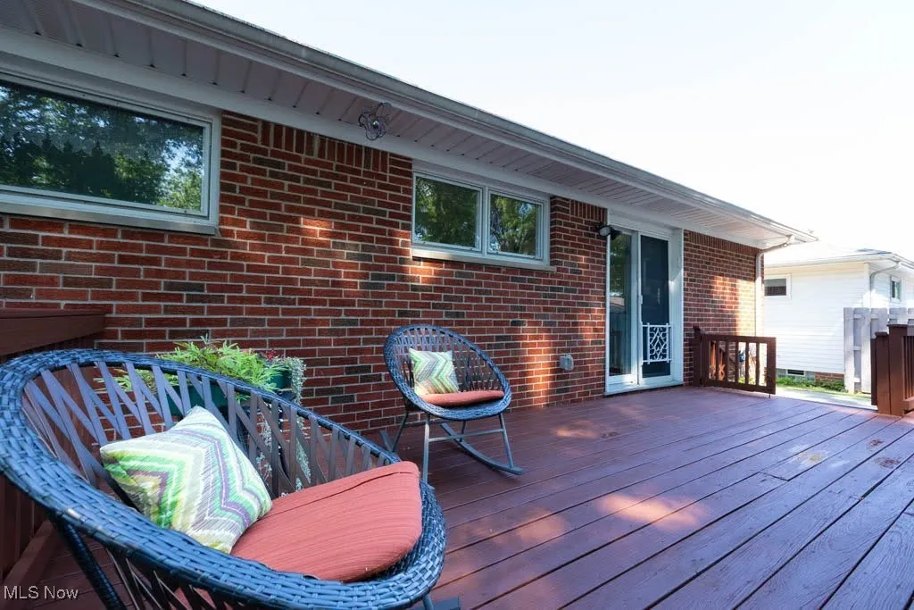 View of deck