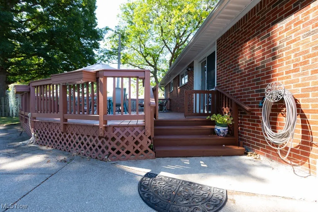 View of deck