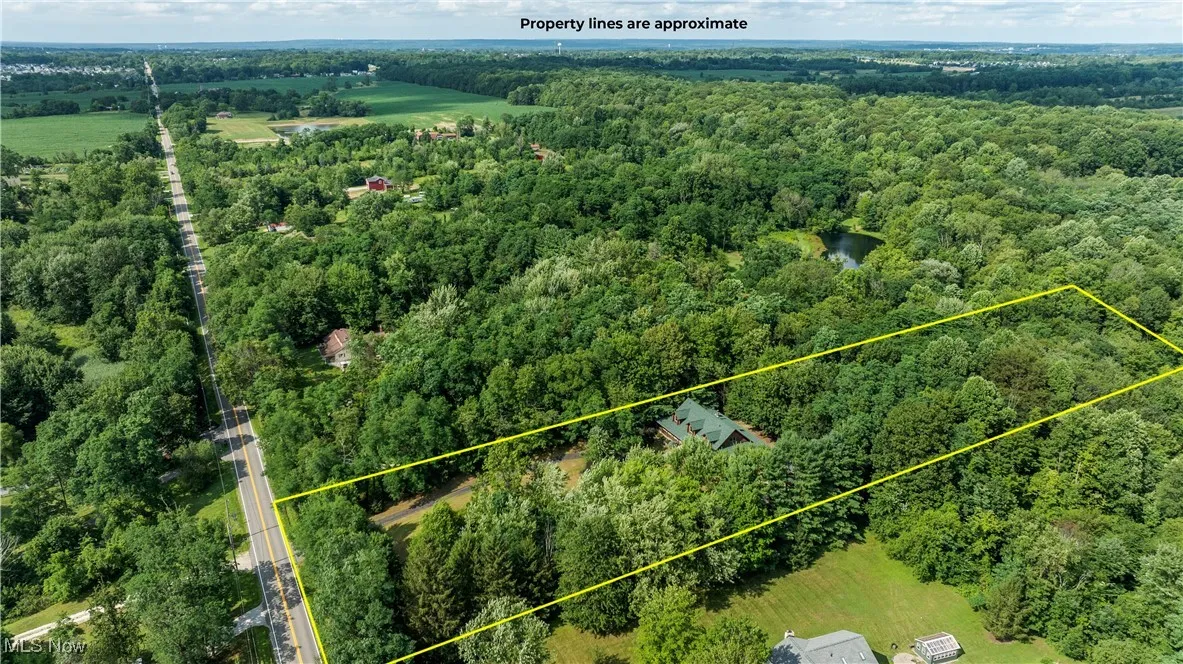 estimated aerial view - not exactly these parcel lines