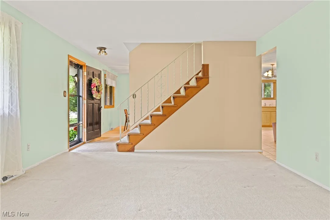 View of entrance from living room