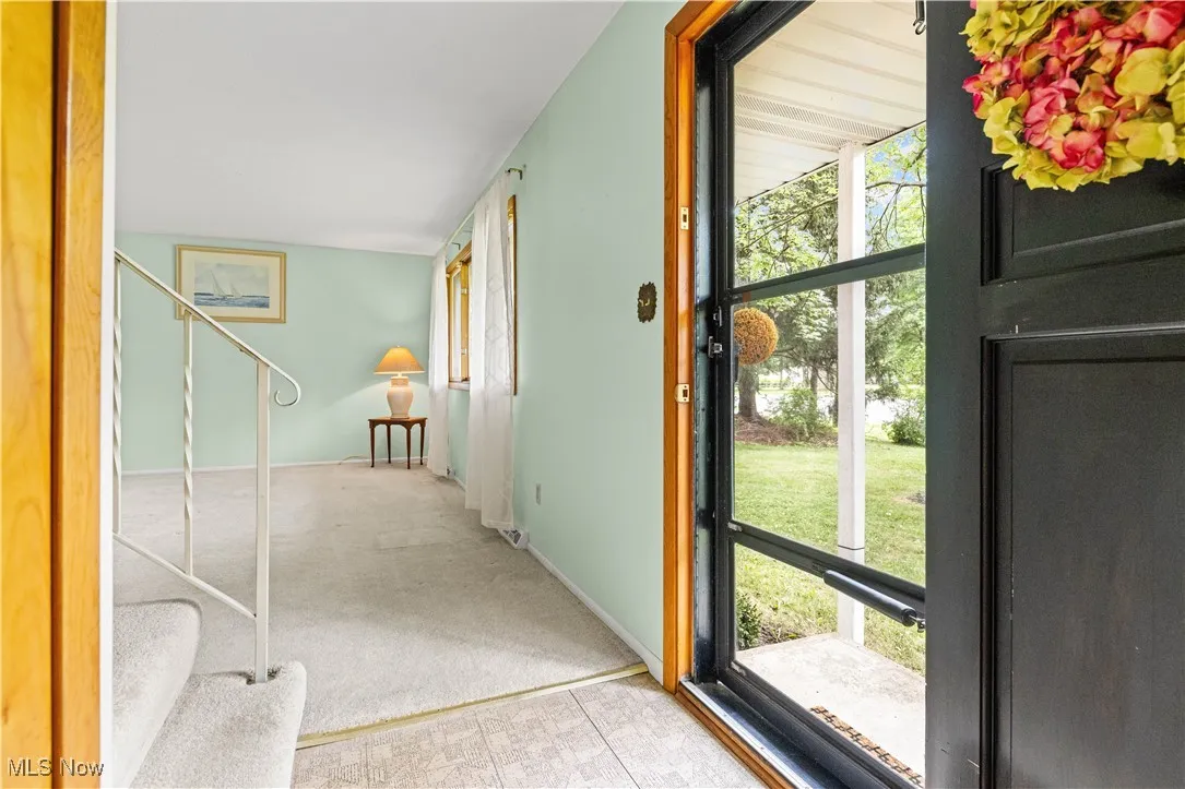 Entryway into the living room
