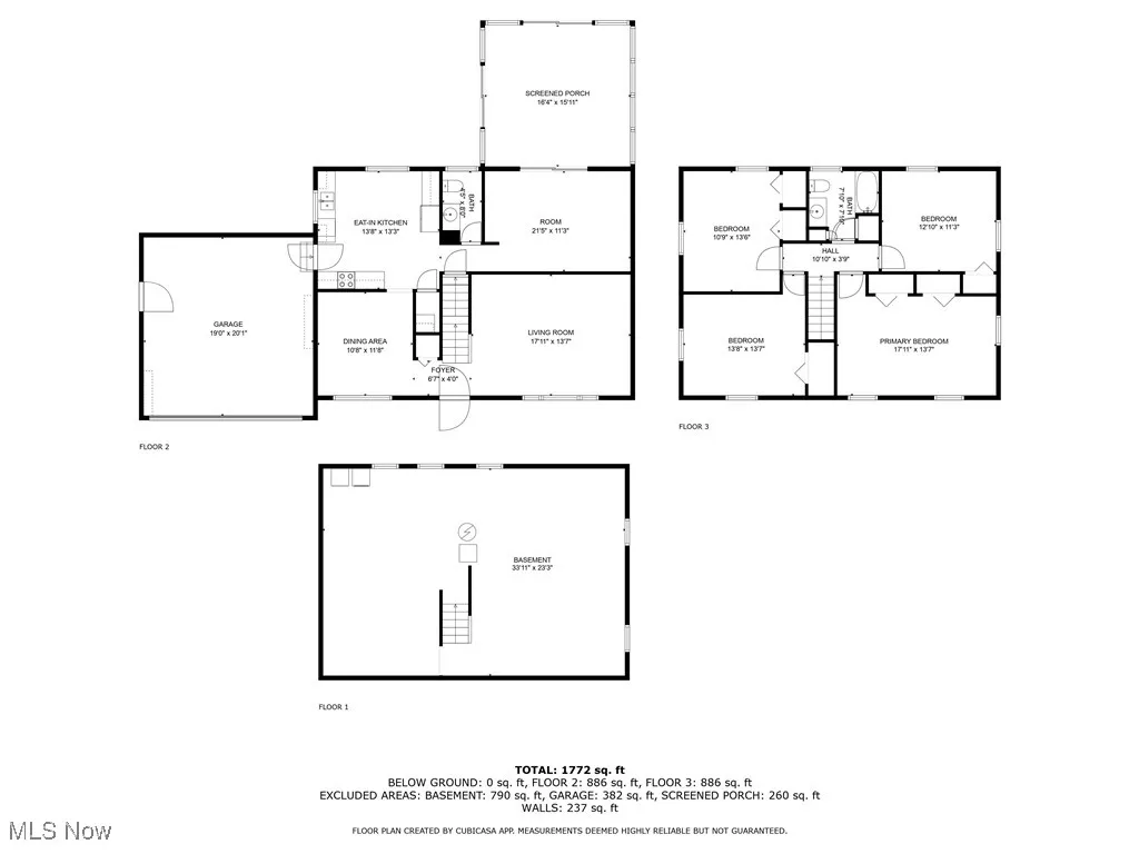 View of floor plan / room layout