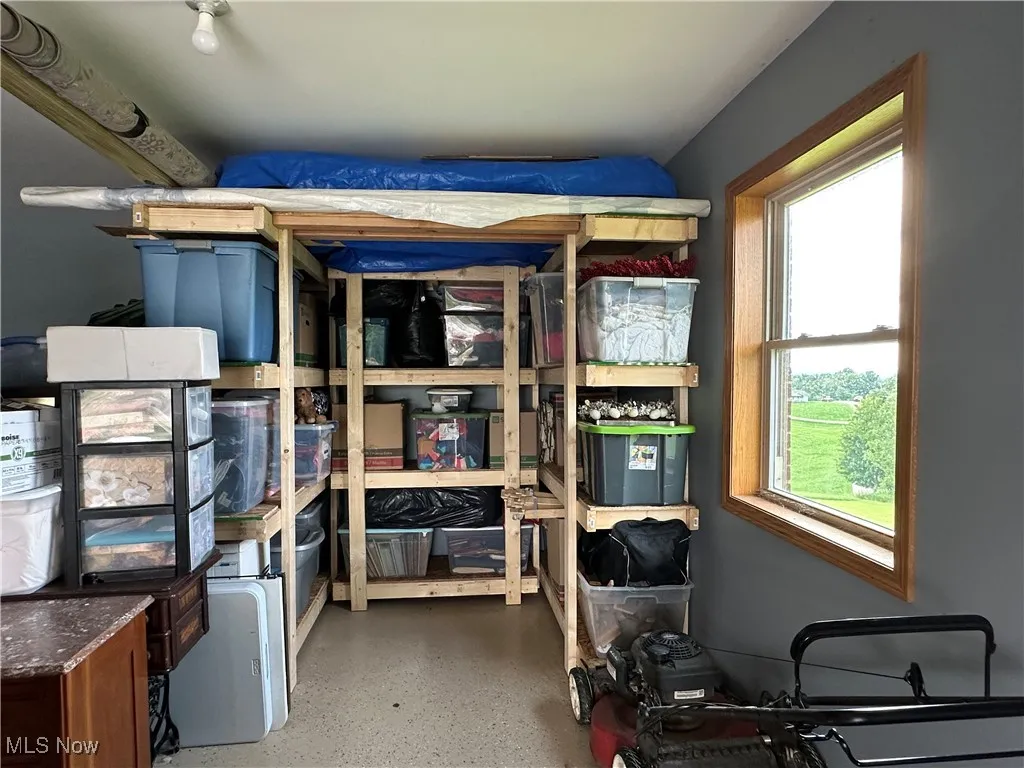 View of storage room