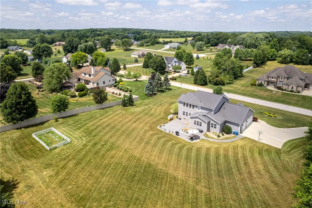 Aerial view of property and surrounding area
