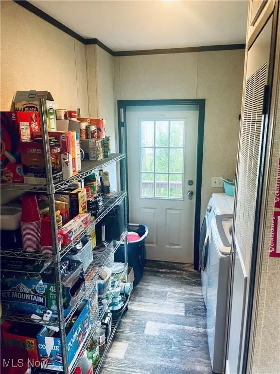 Door to back/side porch near AC unit 
