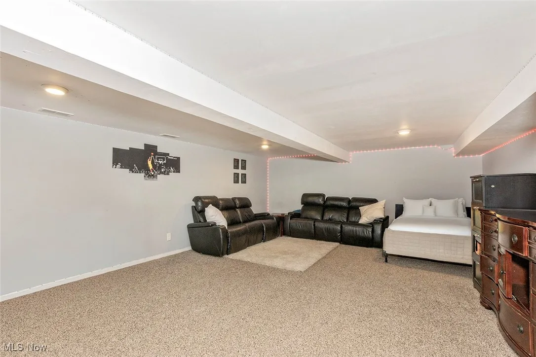 Basement bedroom is massive and can be used as a bedroom ( there is a full bath nearby ) or any number of other uses that fit any buyers' family needs.