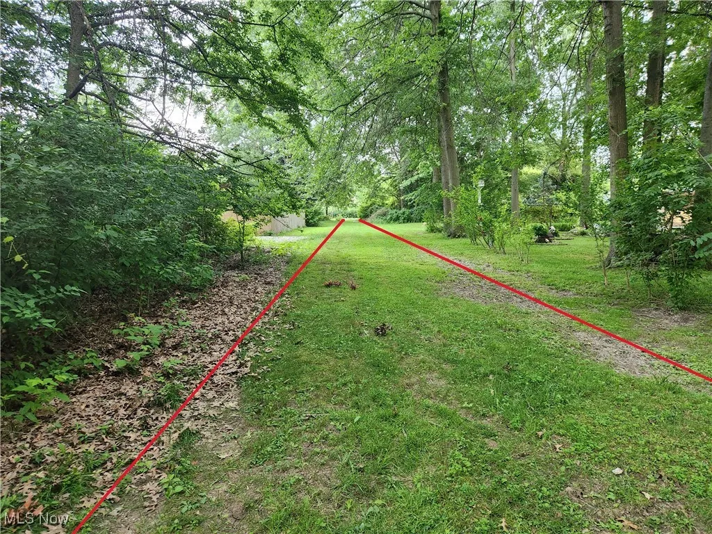 View of drive to Lot off Berkley Road