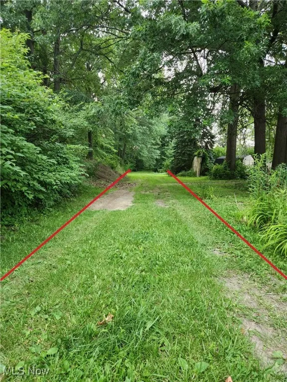  View of lane to property