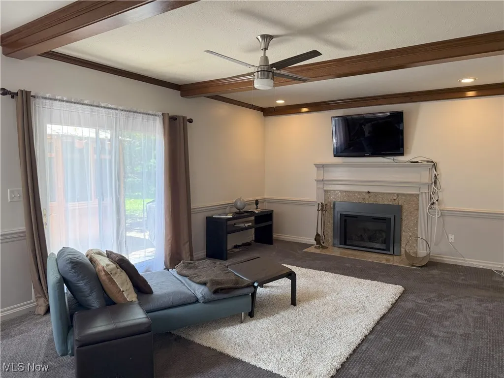 Fireplace in Family Room