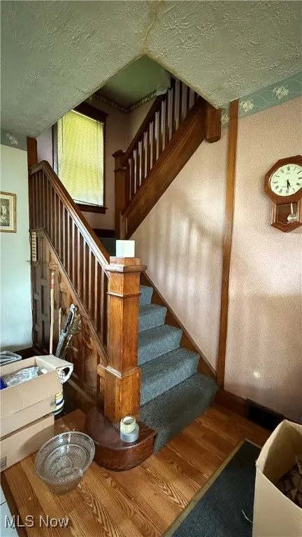 Stairs to second level
