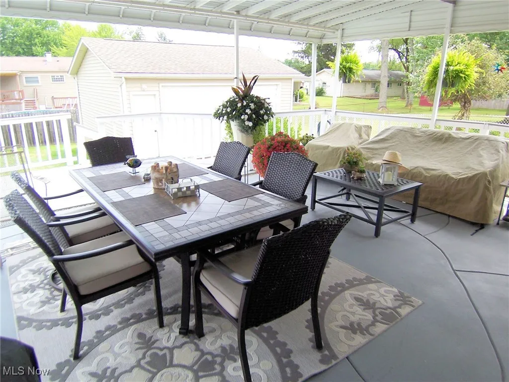 View of patio / terrace featuring outdoor dining area