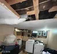 Storage featuring washer and clothes dryer