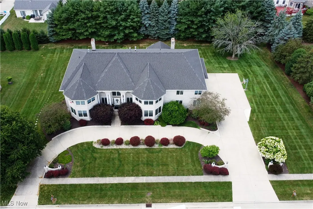 View from above of property