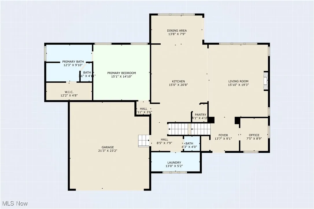 View of room layout