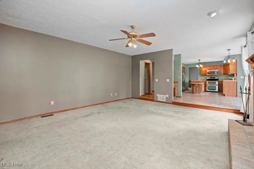 open to kitchen