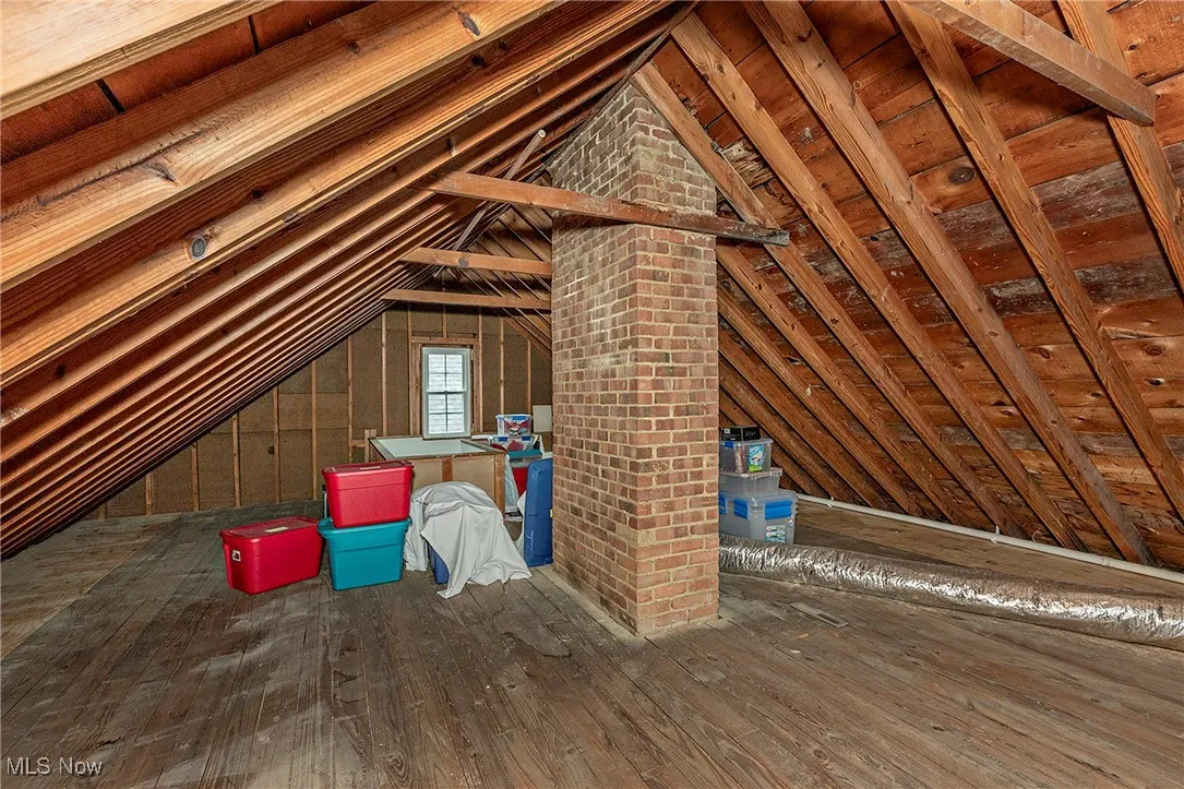 Unfinished potential in this expansive attic!
