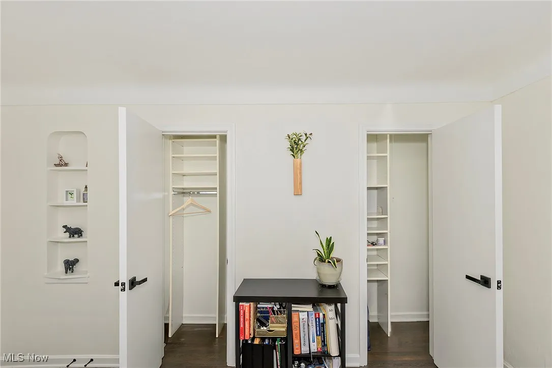 The 2nd bedroom features two closets, offering ample storage and organizational space.