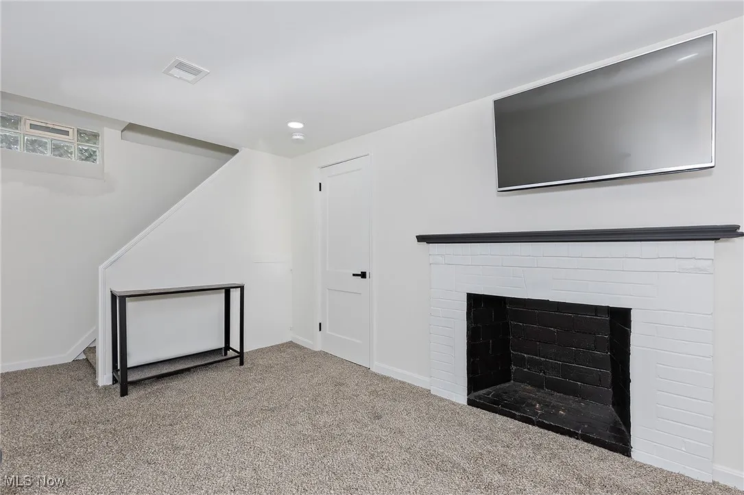 Lower level additional living space is clean and ready for your touch!