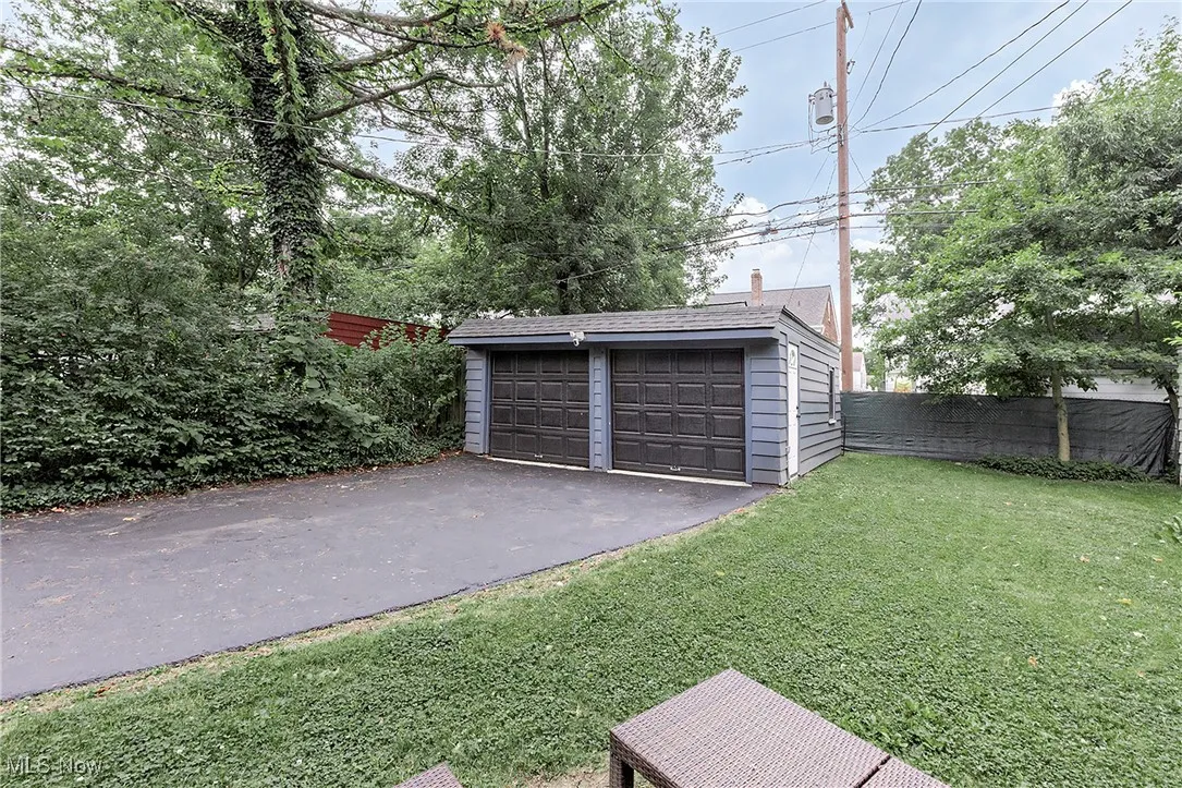 It is nice to have a 2-car garage setback on the recently resealed driveway!