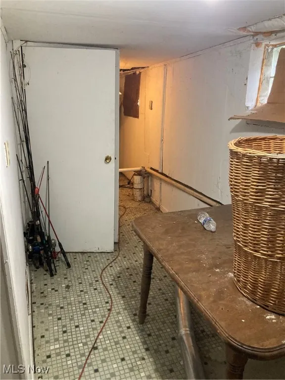 View of basement