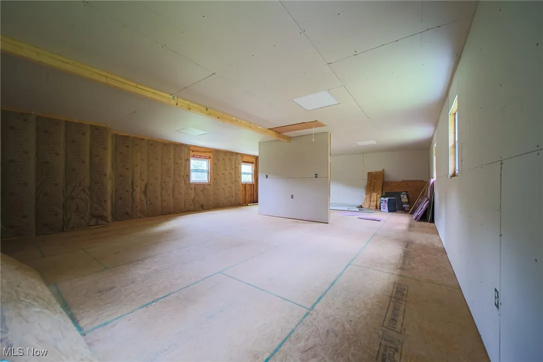 Below grade area featuring a garage