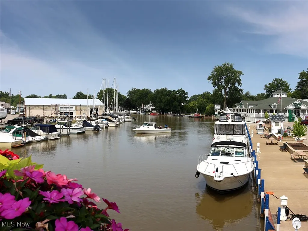 Dock area with a water view downtown Vermilion
