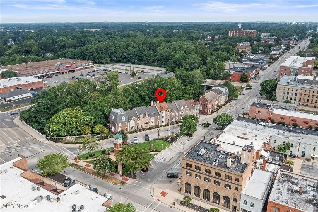 Aerial view of property and surrounding area