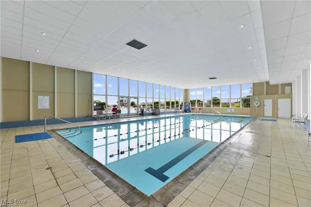 View of indoor community pool