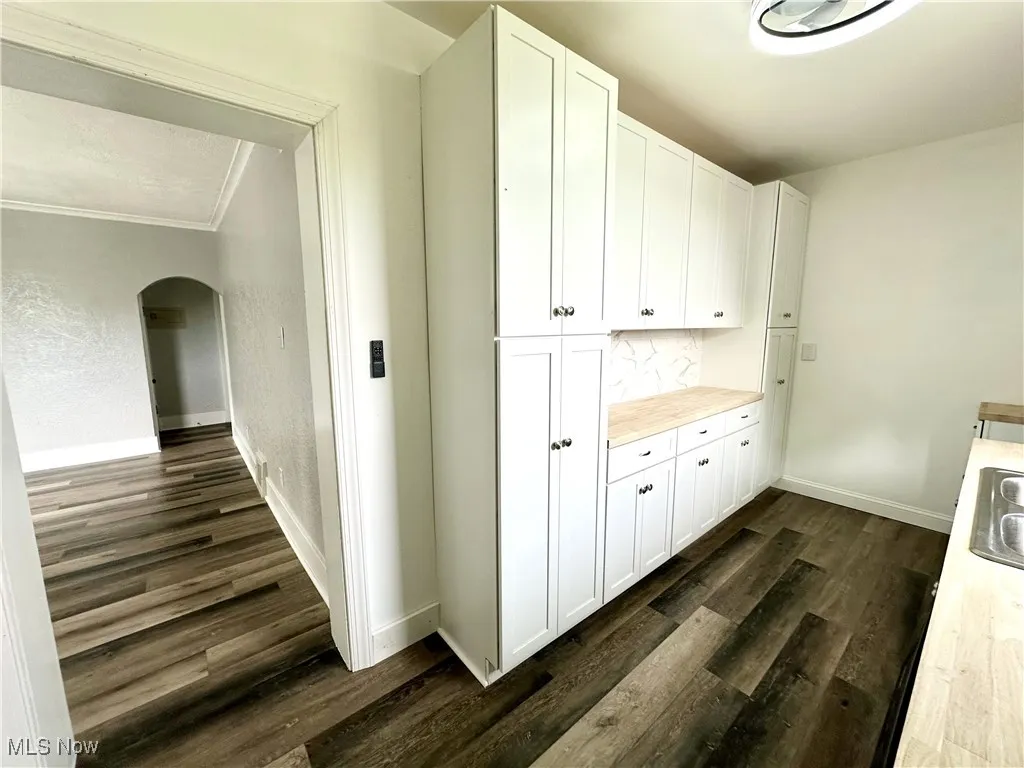 Kitchen with cabinetry