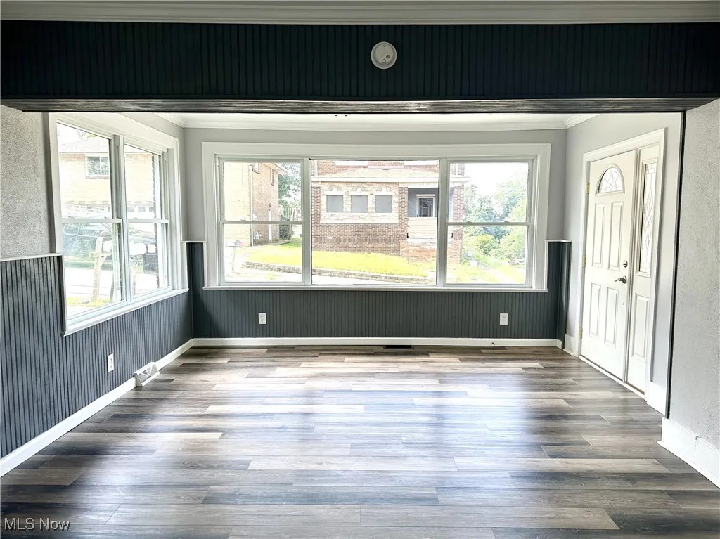 Living room flooded with natural light