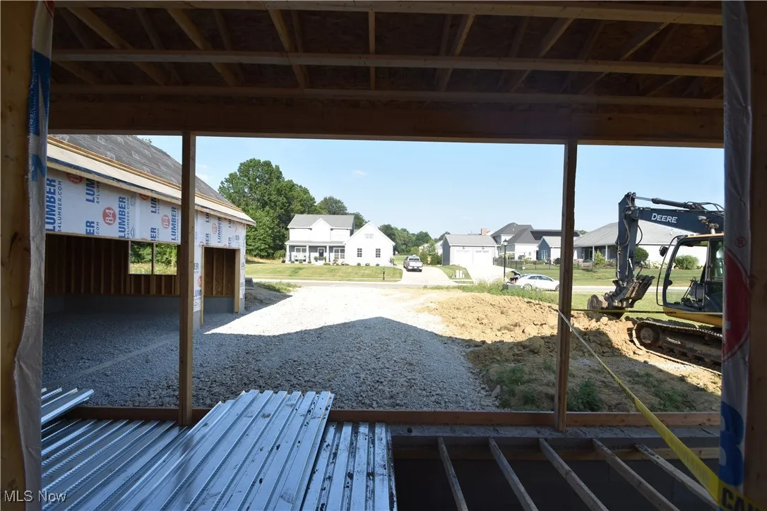 View of yard with a residential view