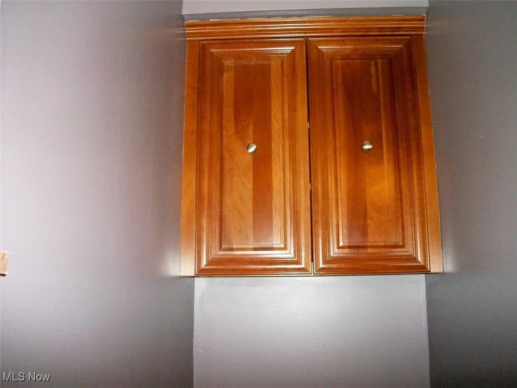 Omega winter jet Natural cherry bathroom cabinet.