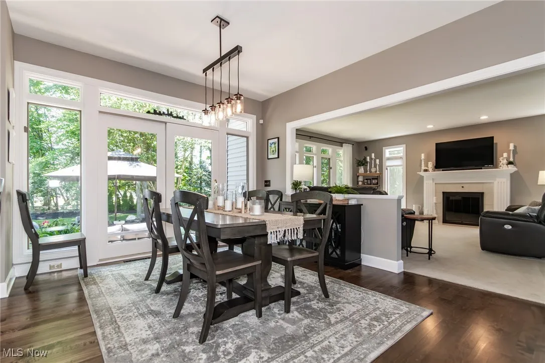 Eat-In Kitchen with patio door leading to the backyard