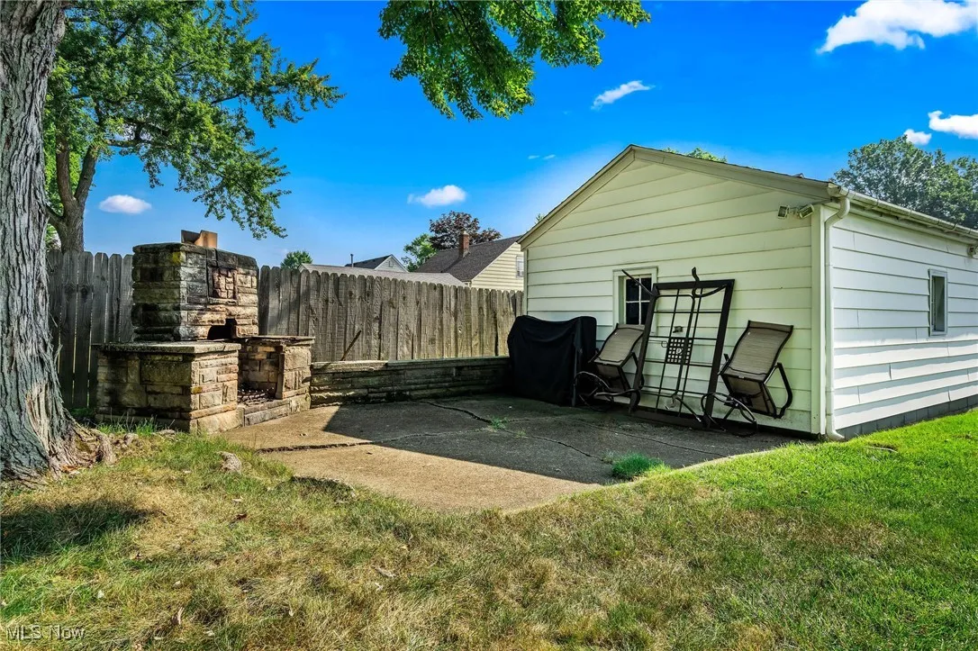 View of the 2nd Patio area with Firepit
