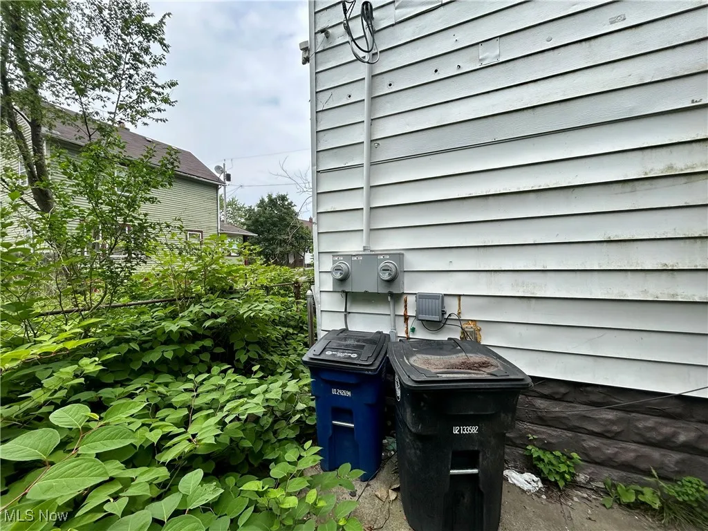 Exterior view of electric meter