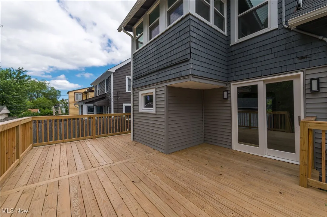 View of deck