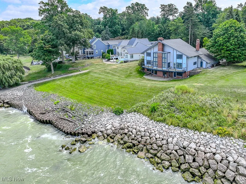 View from above of property