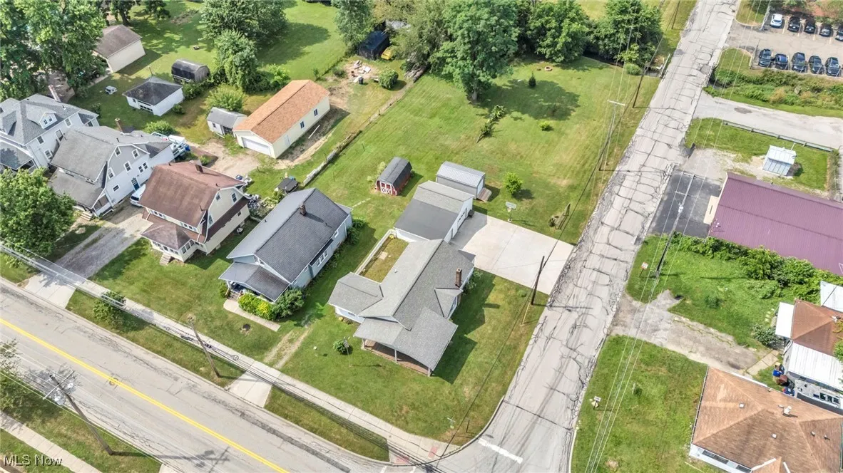 Aerial view of property's location